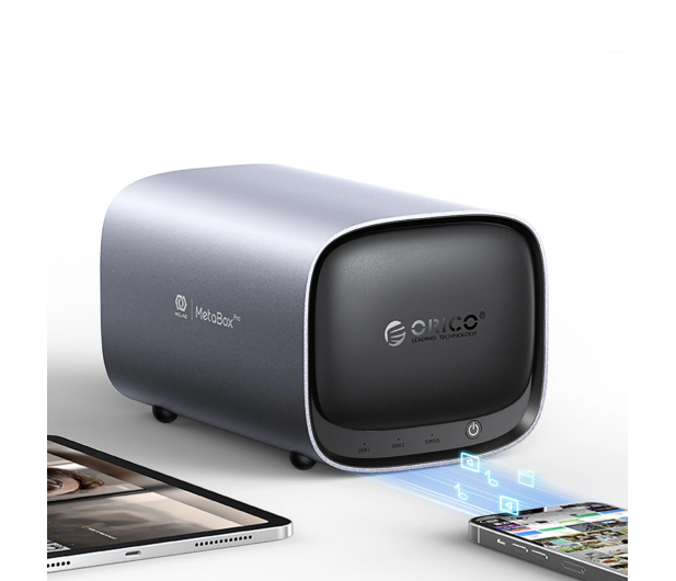 Orico Sieciowa macierz dyskowa ORICO NAS MetaBox Pro Home - szara - 1486736 - zdjęcie 4